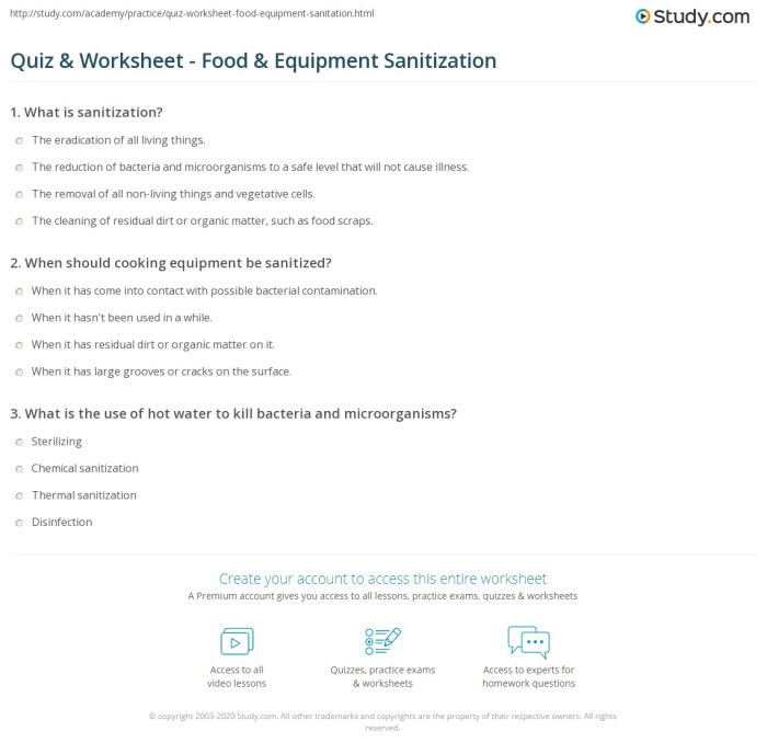 Serious about sanitation worksheet answer key