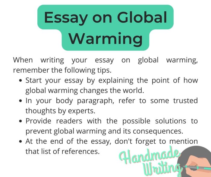 Argumentative essay about global warming