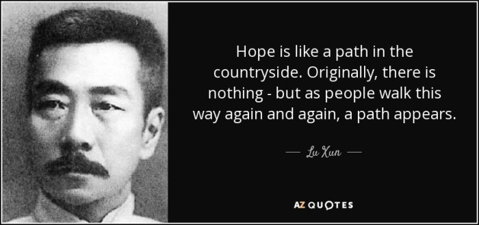 Regret for the past lu xun